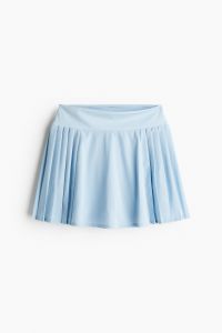 DryMove™ Pleated tennis skirt - Light blue| H&M CN