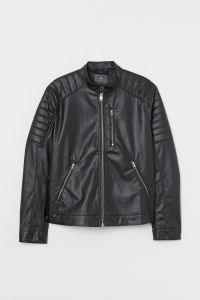Biker jacket - Black| H&M CN