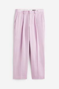 Relaxed Fit Lyocell suit trousers - Light purple