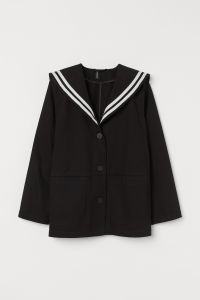 Twill sailor jacket - Black| H&M CN