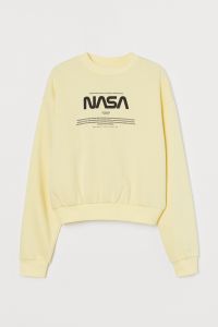 Nasa sweatshirt yellow