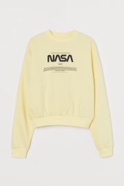 Sweatshirt - Light yellow/NASA