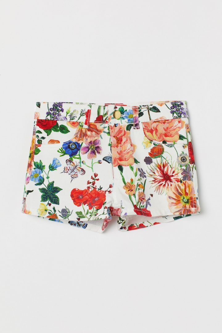 h&m floral shorts