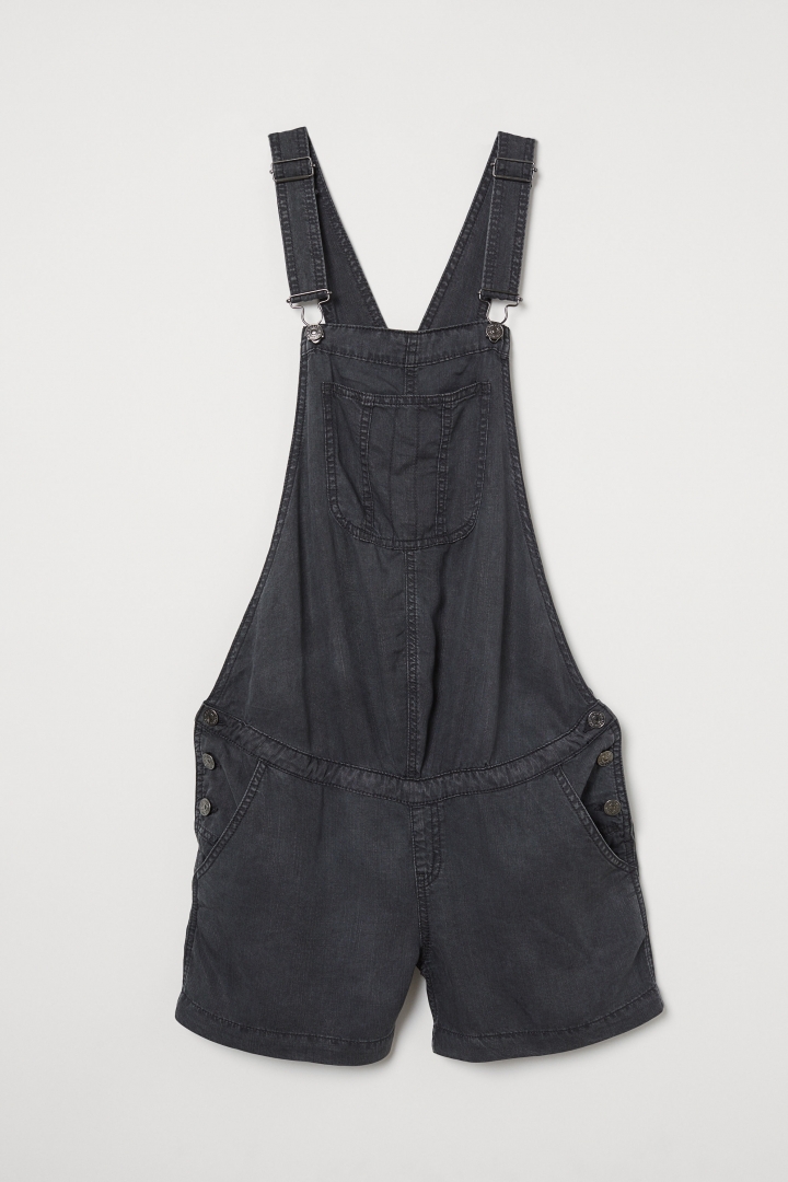 h&m dungaree shorts