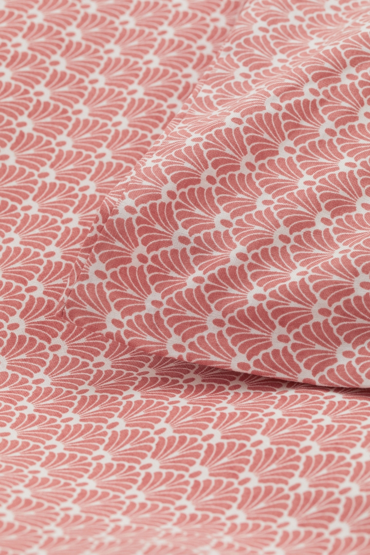 Patterned Duvet Cover Set Light Red Patterned H M Cn