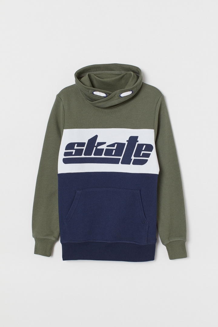 green skate hoodie