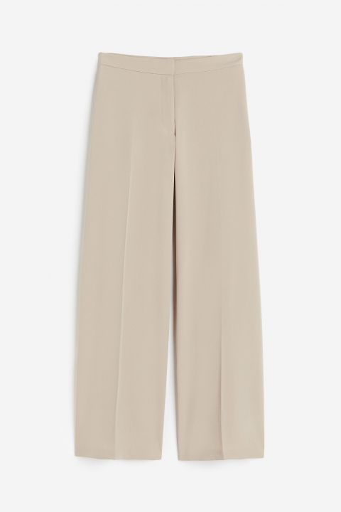 Straight cargo trousers  White  Ladies  HM IN