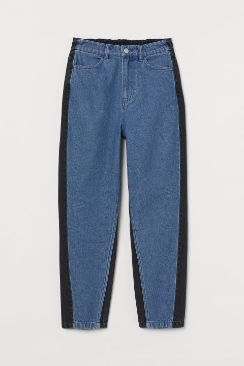 Mom High Ankle Jeans - Light denim blue| H&M CN