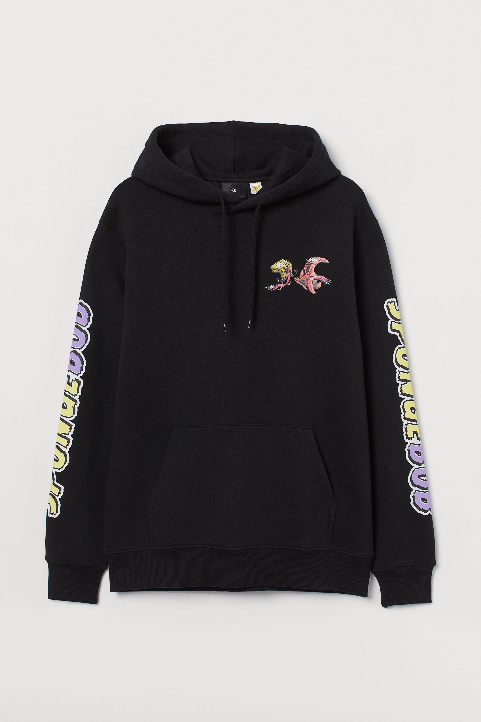 Regular Fit Hoodie Black SpongeBob SquarePants H M CN