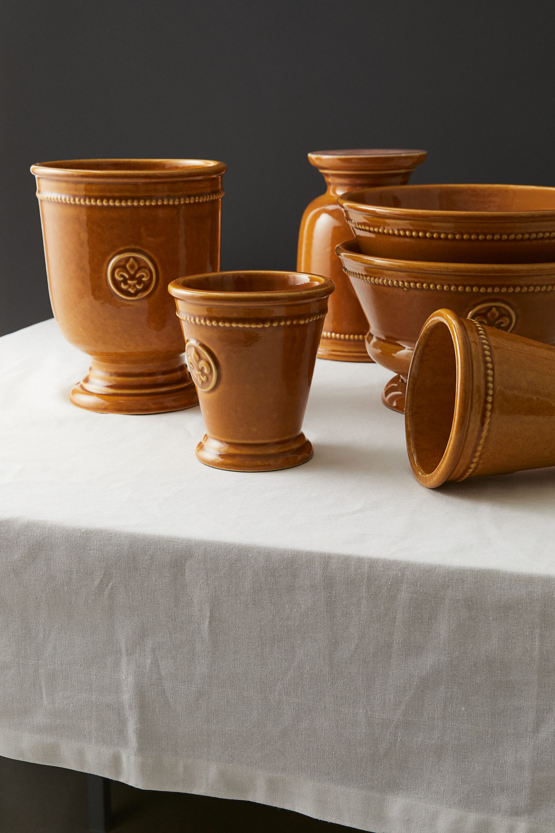 Terracotta plant pot - Yellow-beige| H&M CN