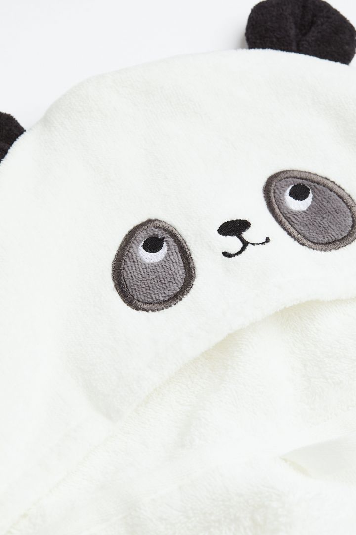 浴巾叠熊猫教程图片