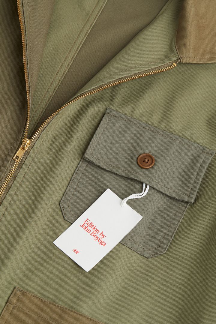 H&M Cotton Twill Utility Jacket