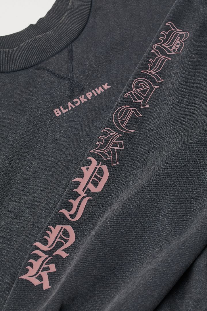 blackpink hm hoodie