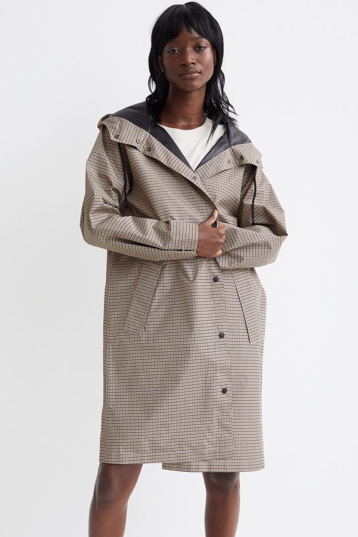 hm dogtooth coat