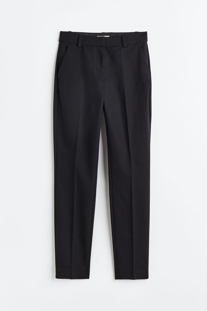Buy SIMPLY BE Black Workwear Cigarette Trousers 30 | Trousers | Tu