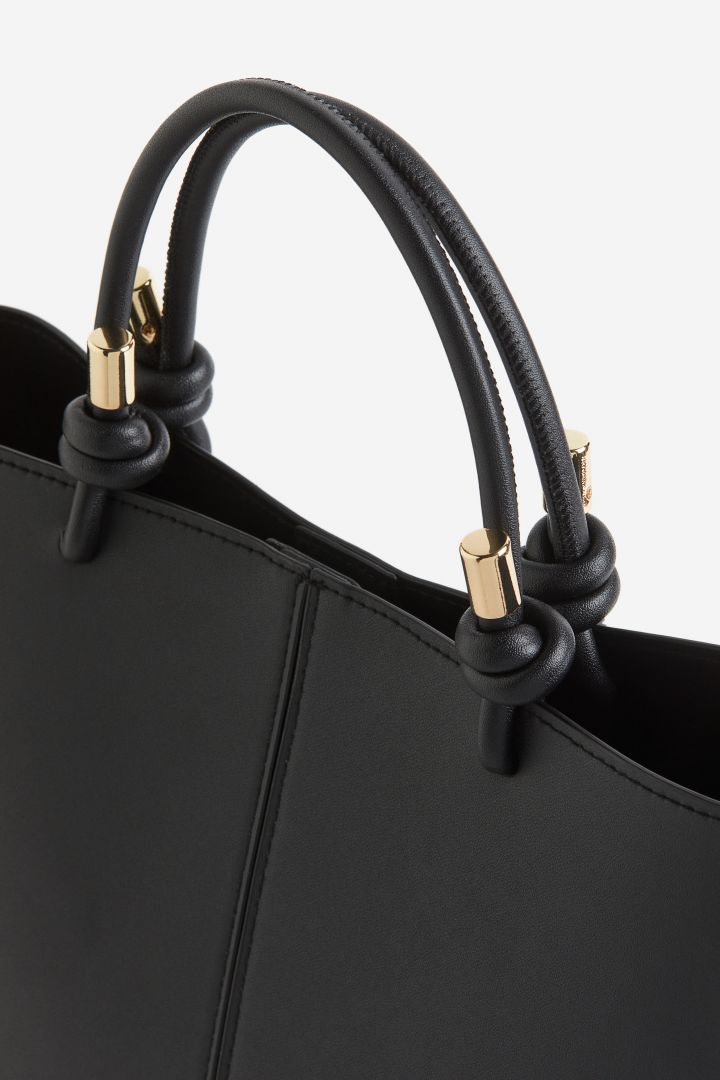 Knot-detail shoulder bag - Black| H&M CN