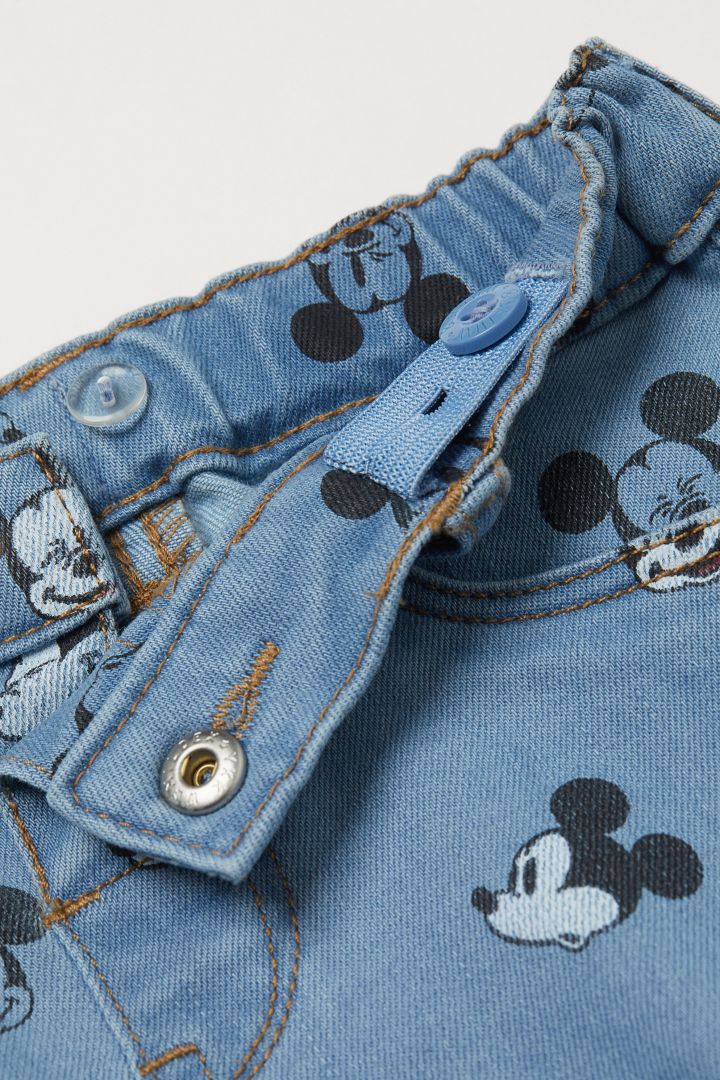 Mickey mouse sale denim shorts h&m