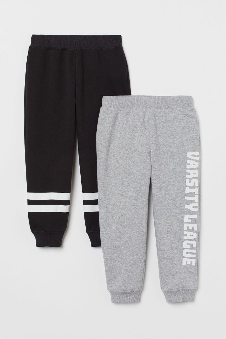 Loose Fit Sweatpants - Light grey marl/Varsity - Men