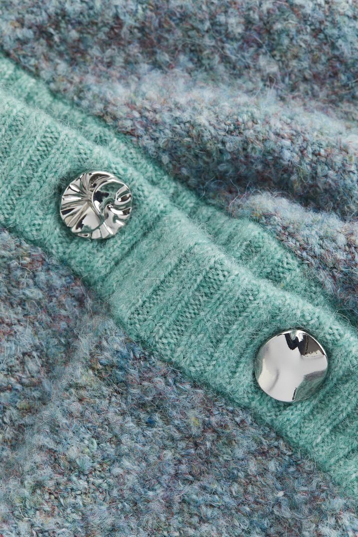 Boucle Cardigan - Mint