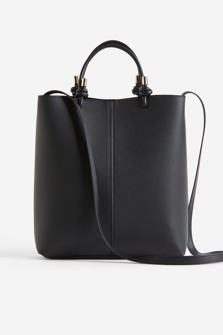 Knot-detail shoulder bag - Black| H&M CN