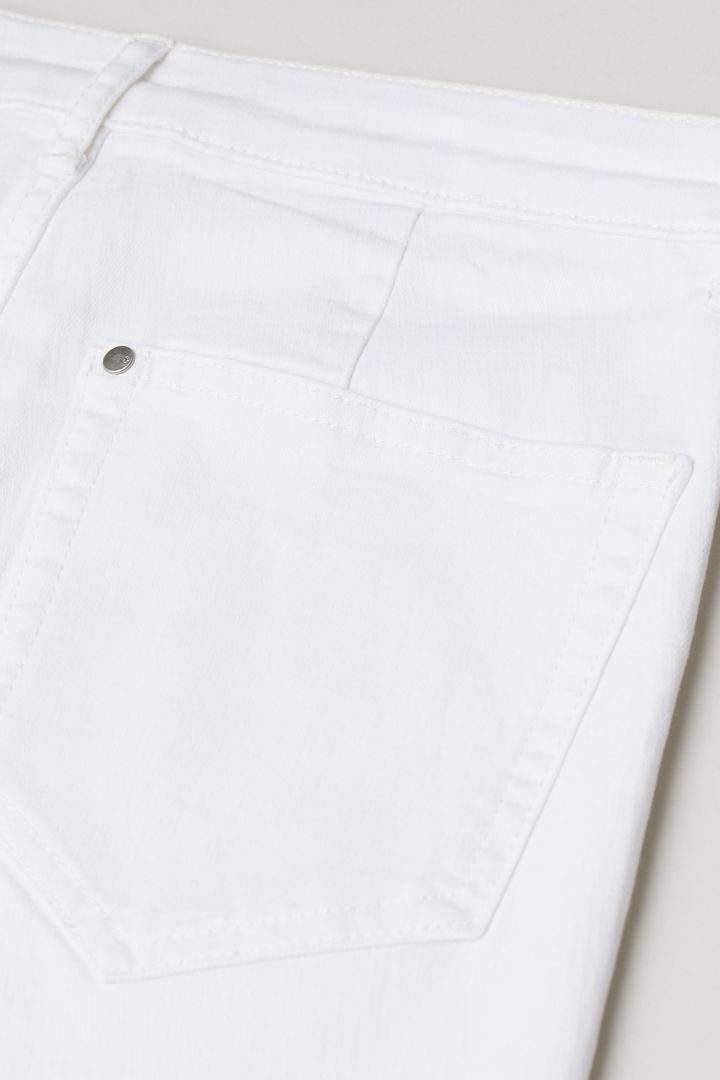 h and m white skinny jeans