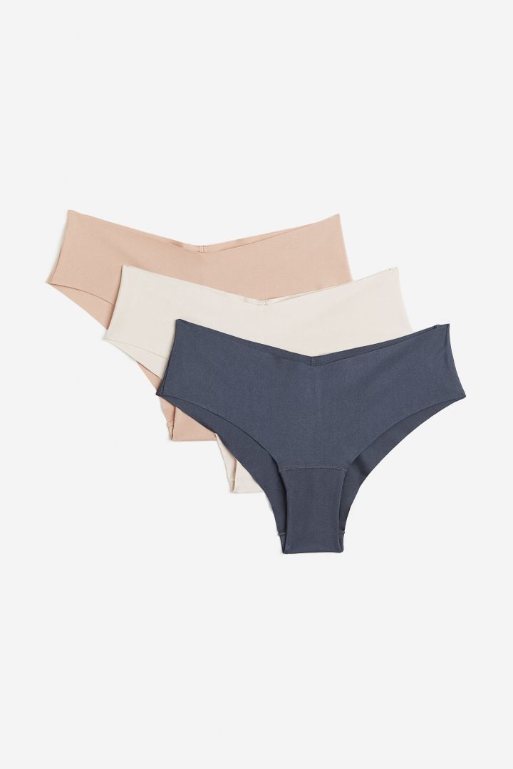 Buy H&M 3-pack microfibre hipster briefs Online