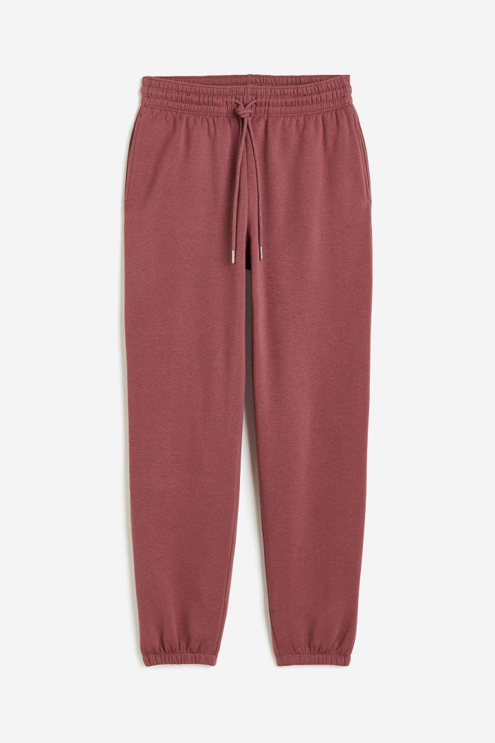 H&m red shop sweatpants