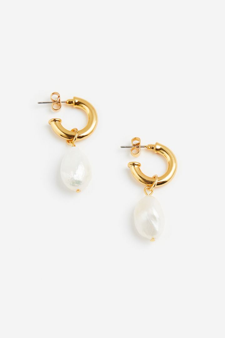 Rebecca Baroque Pearl Dangle Earrings – Ilayashop