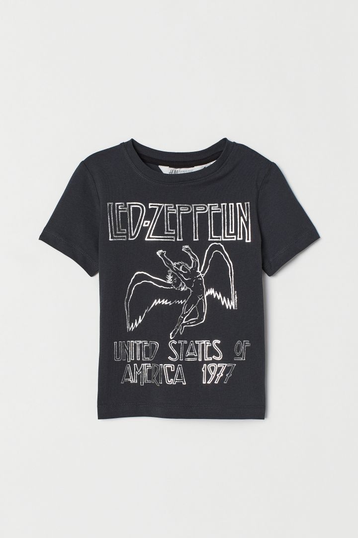 grey led zeppelin t-shirt