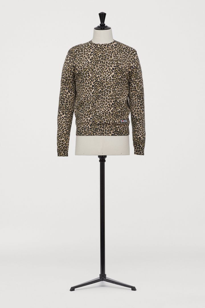 H&m leopard print jumper sale