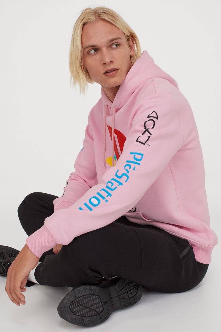 pink playstation sweater