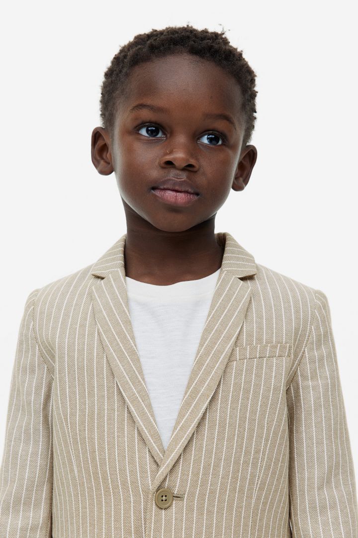 H&m shop striped suit