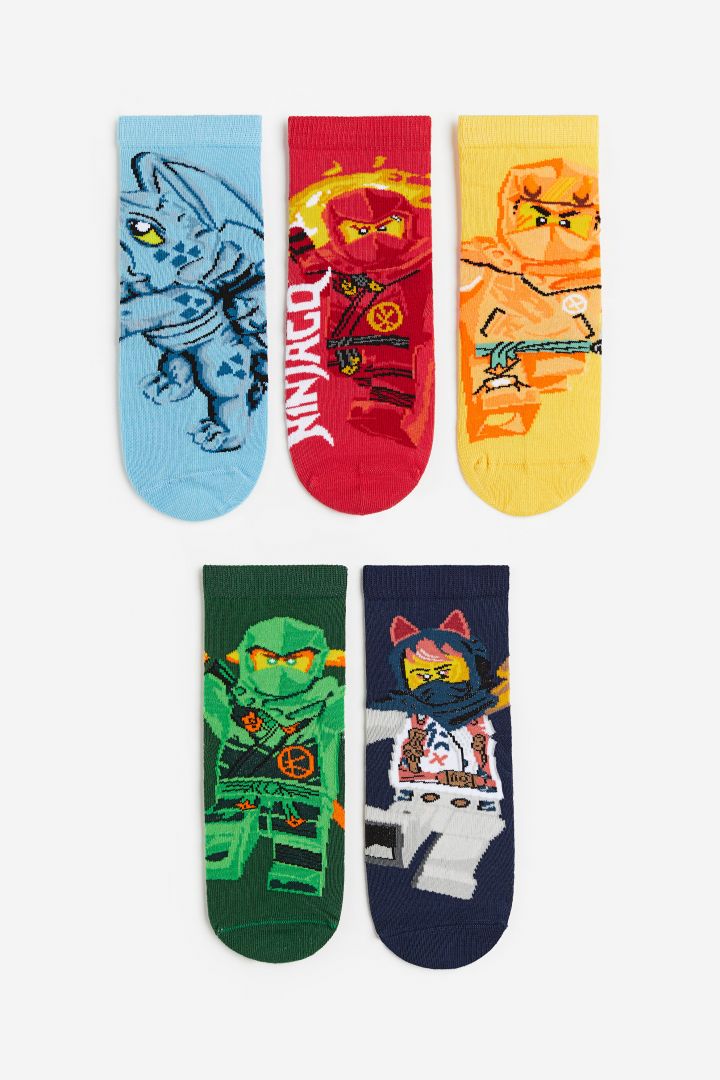 5-pack Patterned Socks