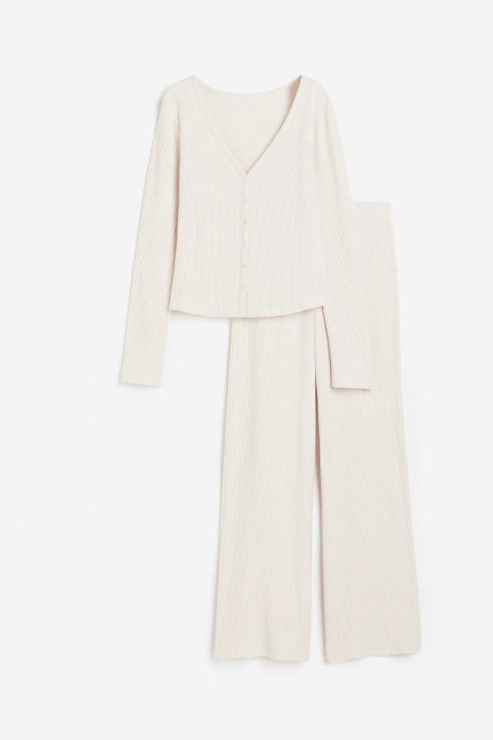 H&m discount ribbed loungewear