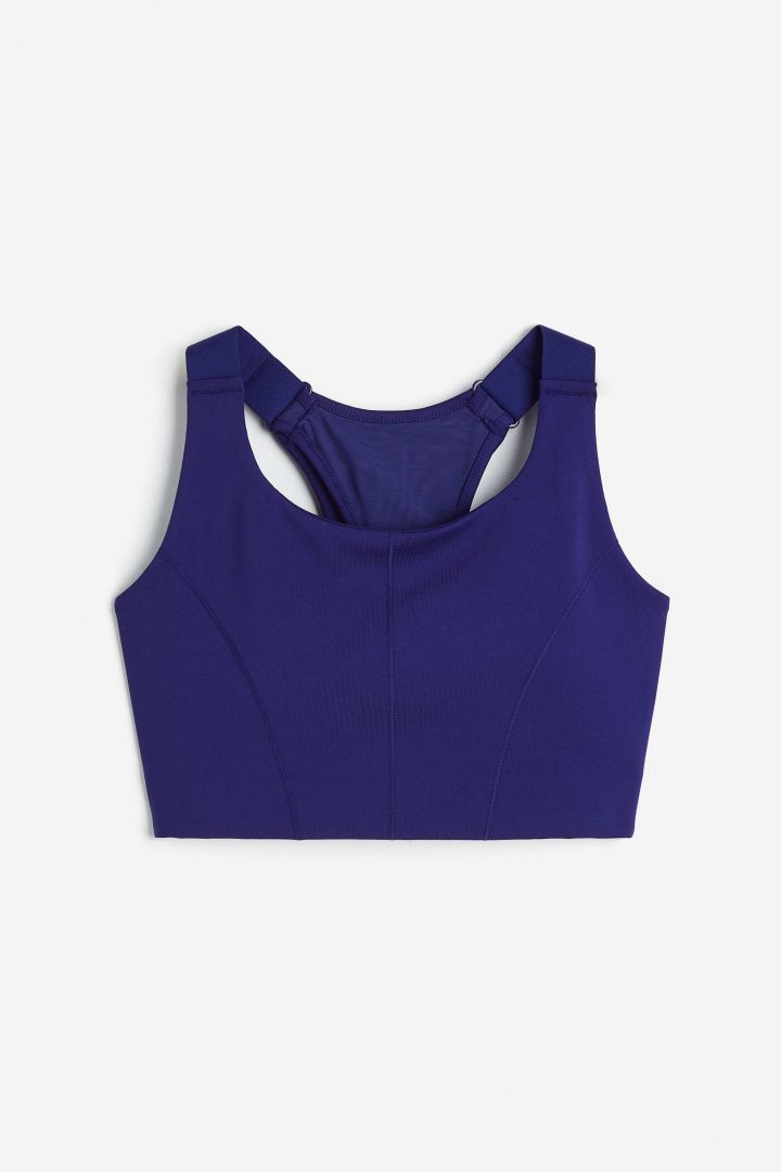 High Support Sports bra in DryMove™ - Dark blue