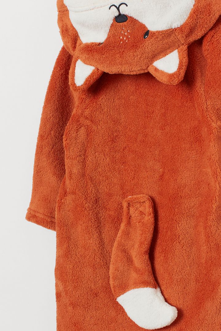 h&m fox dressing gown