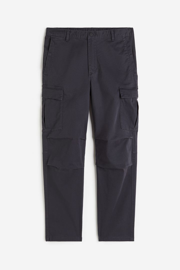 Regular Fit Cargo trousers - Dark grey| H&M CN