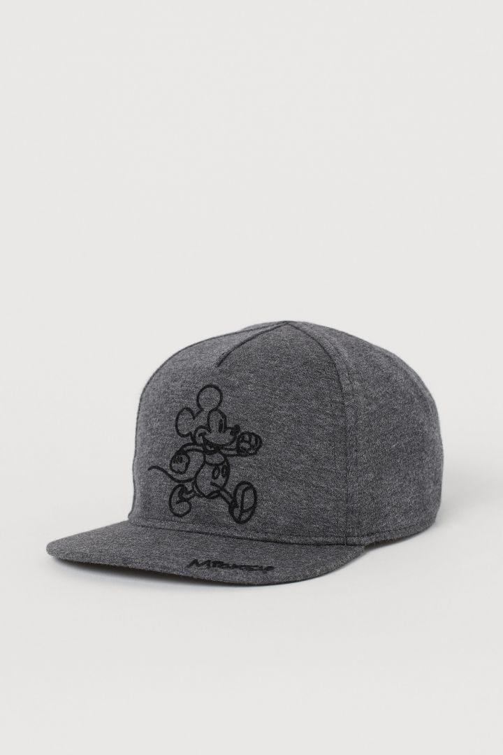 grey mickey mouse hat