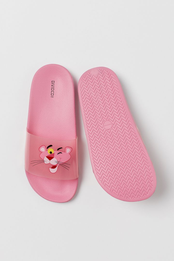 pink panther flip flops